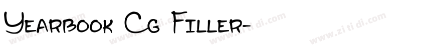 Yearbook Cg Filler字体转换